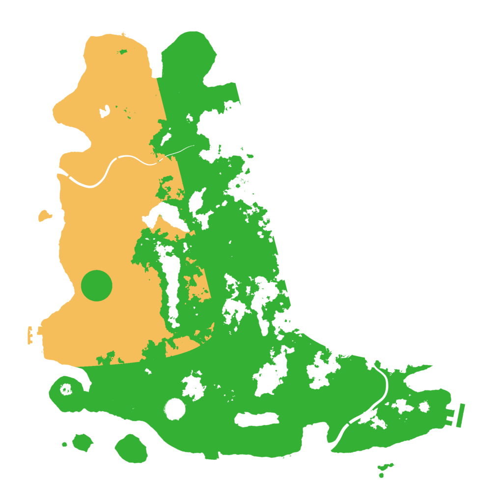 Biome Rust Map: Procedural Map, Size: 4250, Seed: 663452