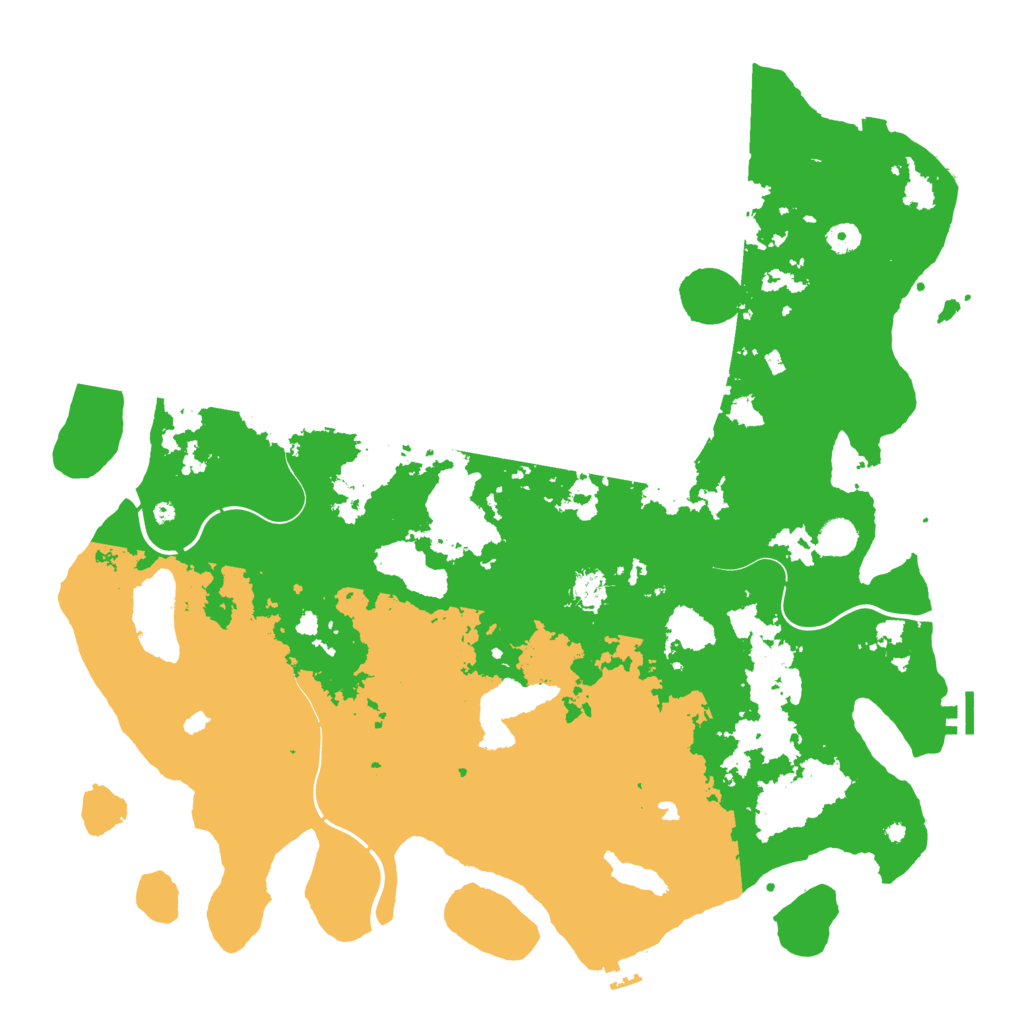 Biome Rust Map: Procedural Map, Size: 4800, Seed: 936386014
