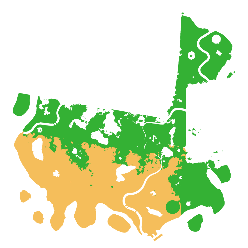 Biome Rust Map: Procedural Map, Size: 4800, Seed: 936386014