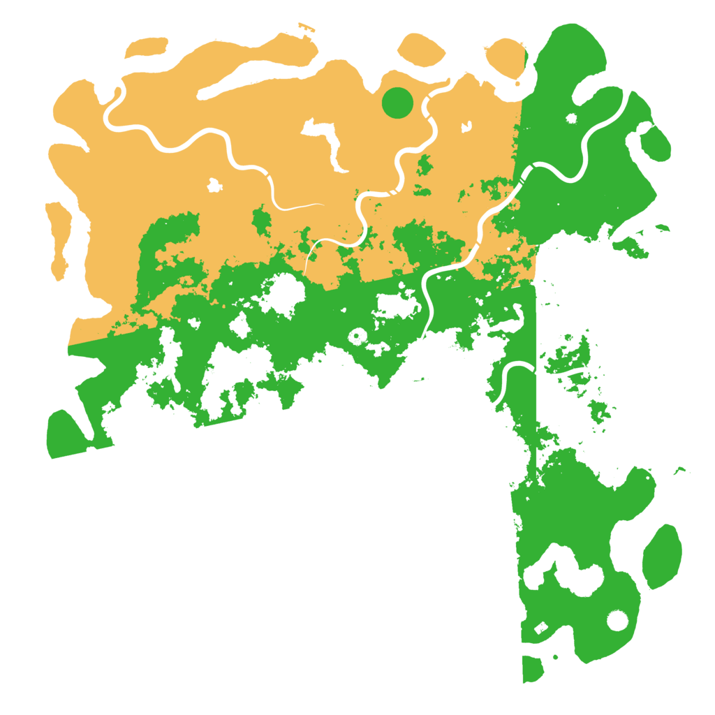 Biome Rust Map: Procedural Map, Size: 6000, Seed: 3662852