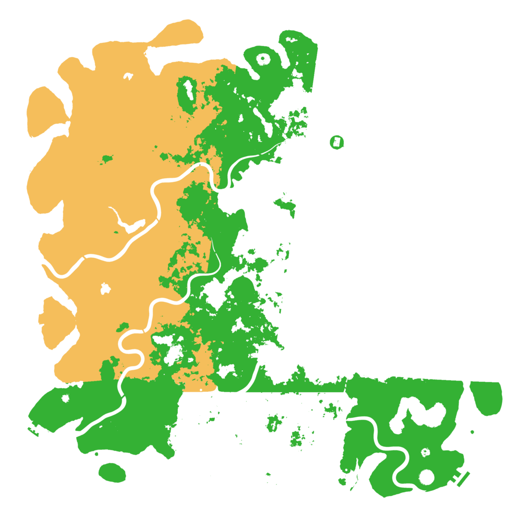 Biome Rust Map: Procedural Map, Size: 6000, Seed: 1324567