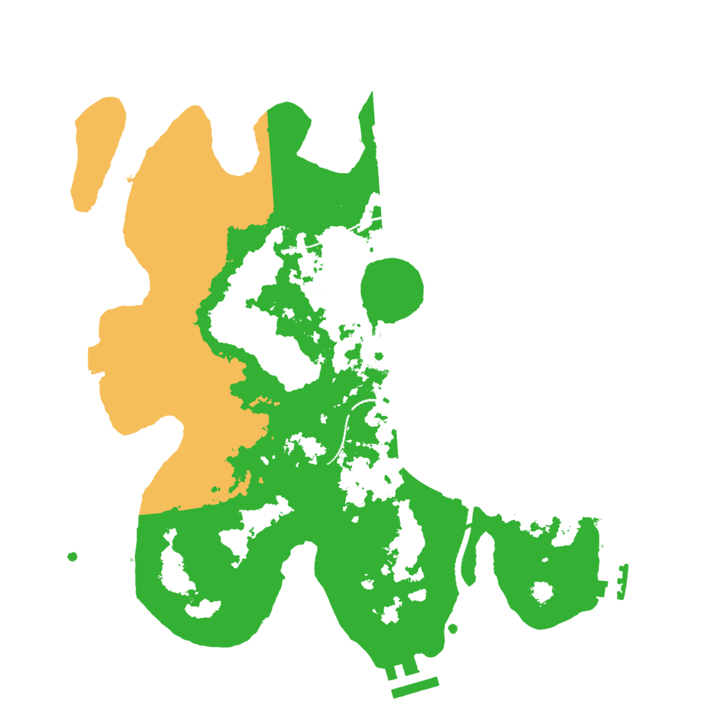Biome Rust Map: Procedural Map, Size: 3000, Seed: 12377