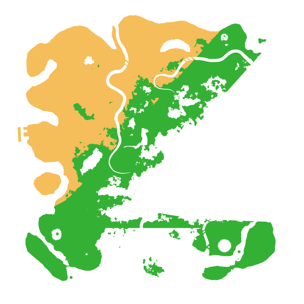 Biome Rust Map: Procedural Map, Size: 4250, Seed: 538821941