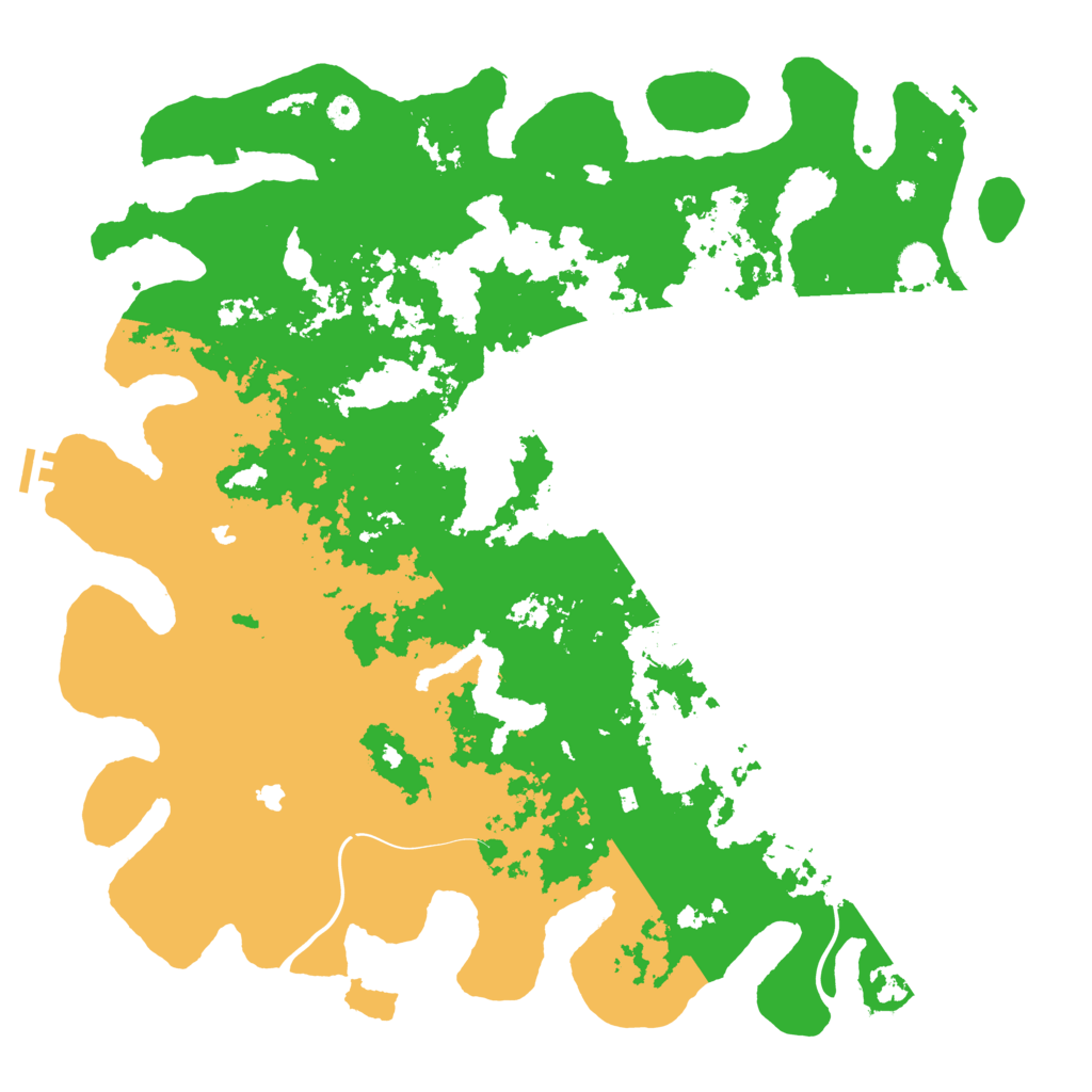 Biome Rust Map: Procedural Map, Size: 5000, Seed: 2545
