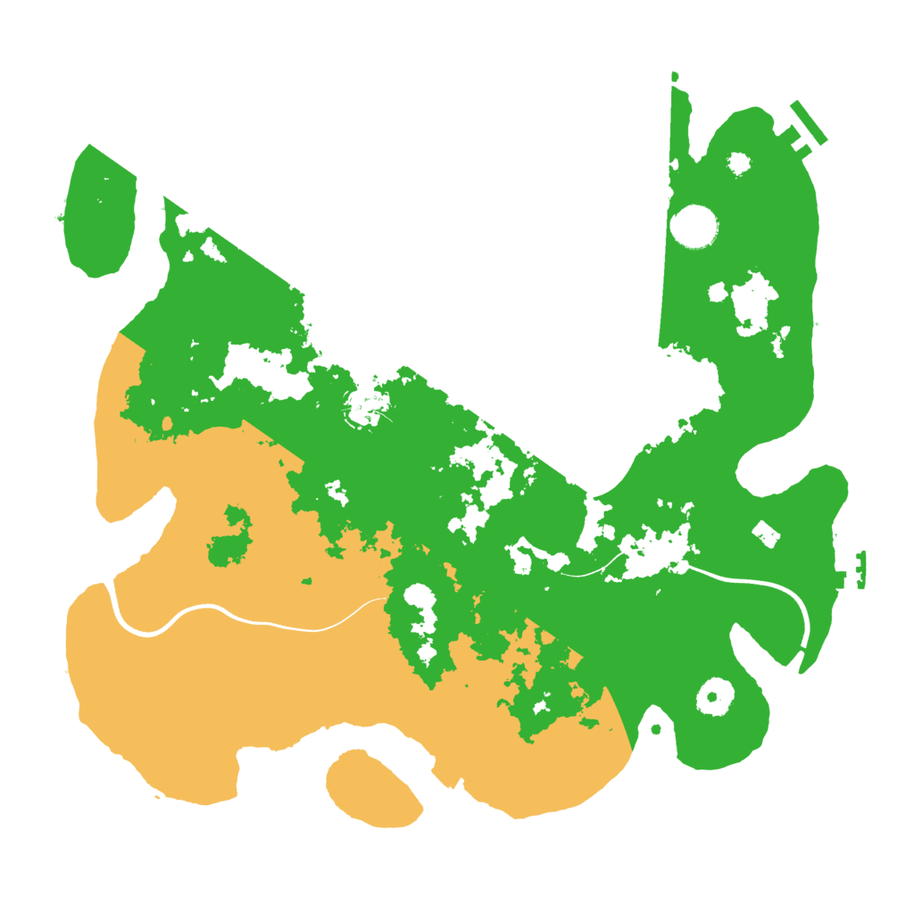 Biome Rust Map: Procedural Map, Size: 3650, Seed: 2104229053