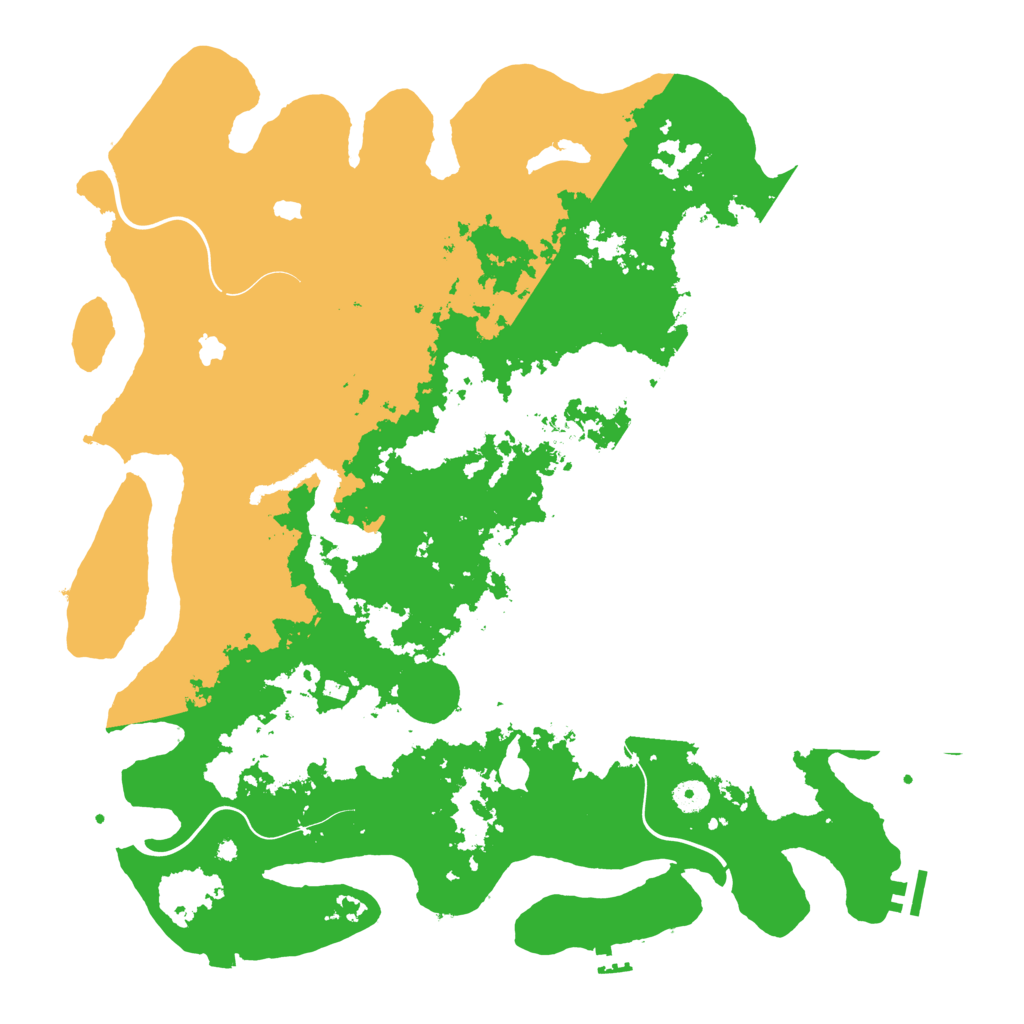 Biome Rust Map: Procedural Map, Size: 4500, Seed: 87567159