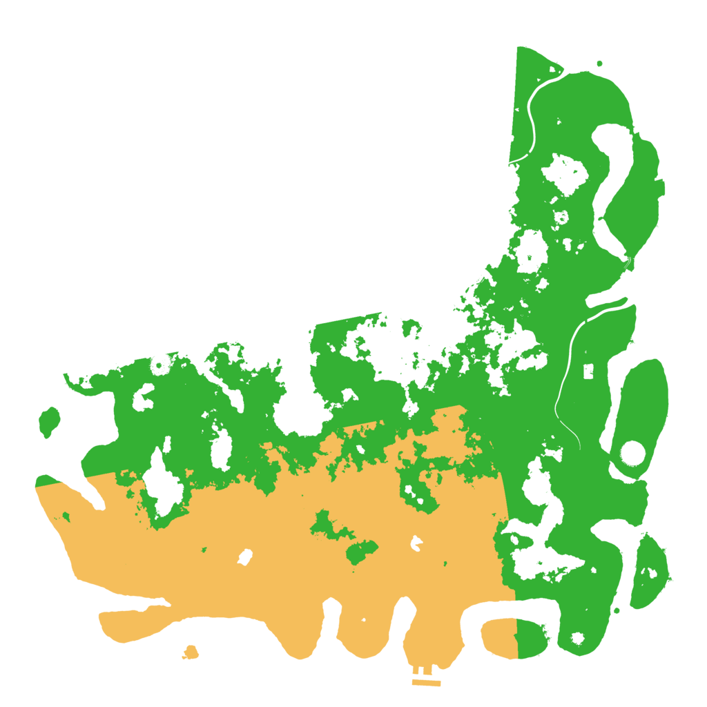 Biome Rust Map: Procedural Map, Size: 5000, Seed: 1184399393