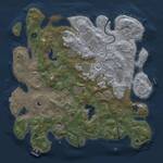 Thumbnail Rust Map: Procedural Map, Size: 4250, Seed: 704333551, 16 Monuments