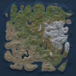 Thumbnail Rust Map: Procedural Map, Size: 4800, Seed: 525046979, 17 Monuments