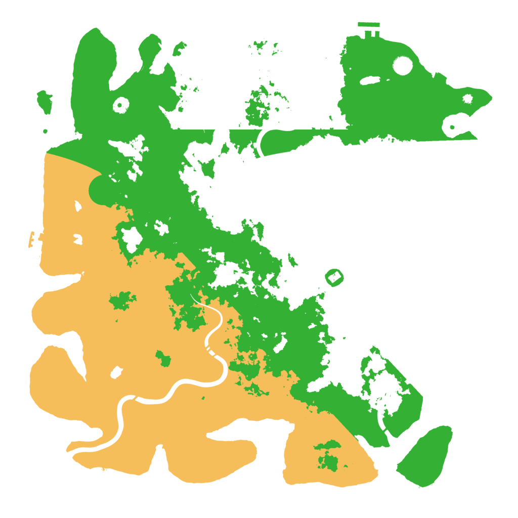 Biome Rust Map: Procedural Map, Size: 4800, Seed: 525046979