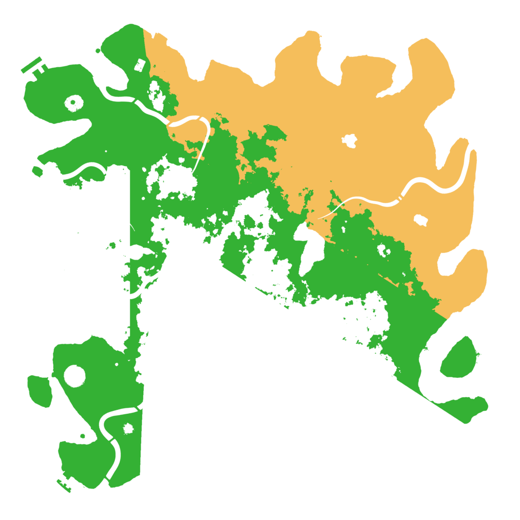 Biome Rust Map: Procedural Map, Size: 4500, Seed: 796612505