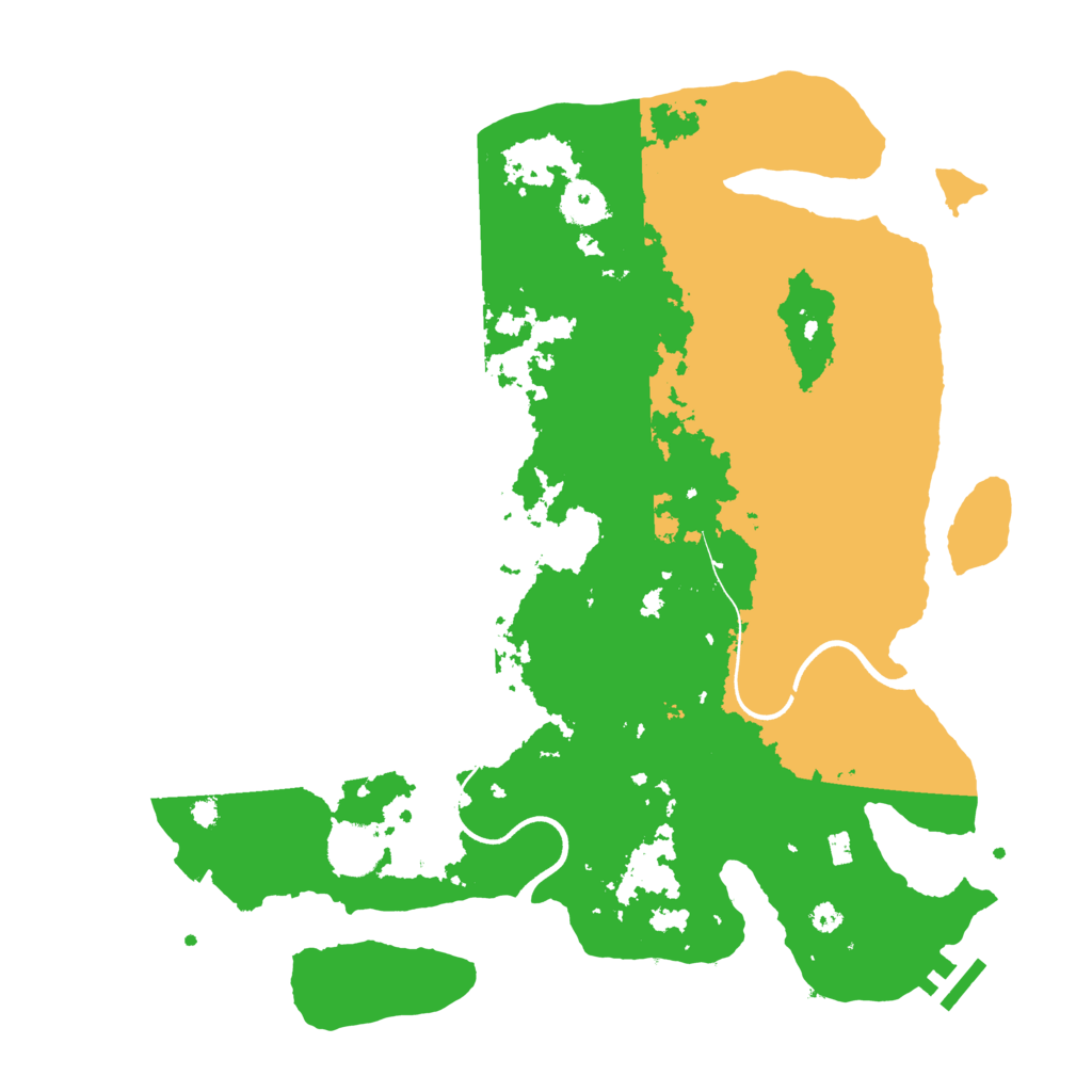 Biome Rust Map: Procedural Map, Size: 3700, Seed: 1971859238