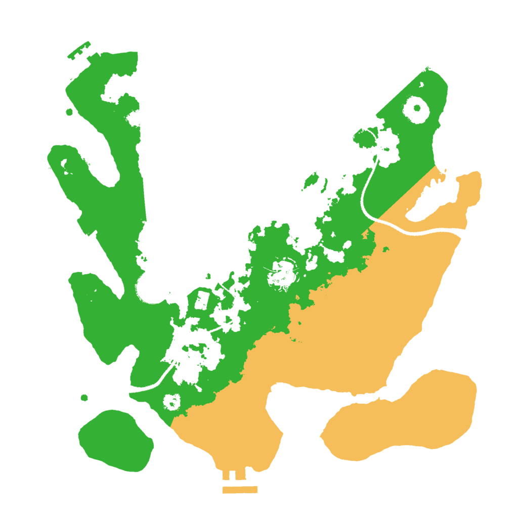 Biome Rust Map: Procedural Map, Size: 3000, Seed: 1733951654