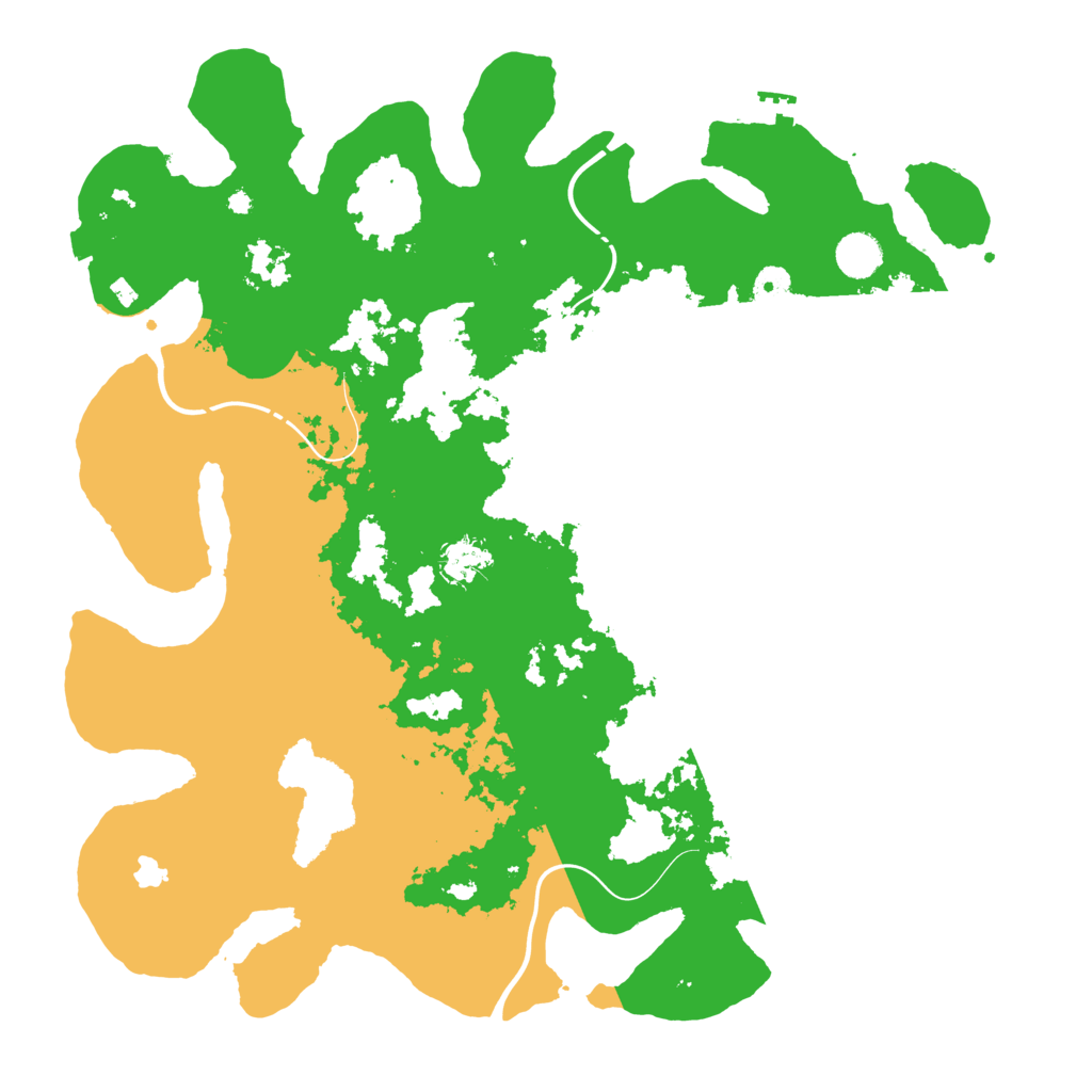 Biome Rust Map: Procedural Map, Size: 4250, Seed: 93591
