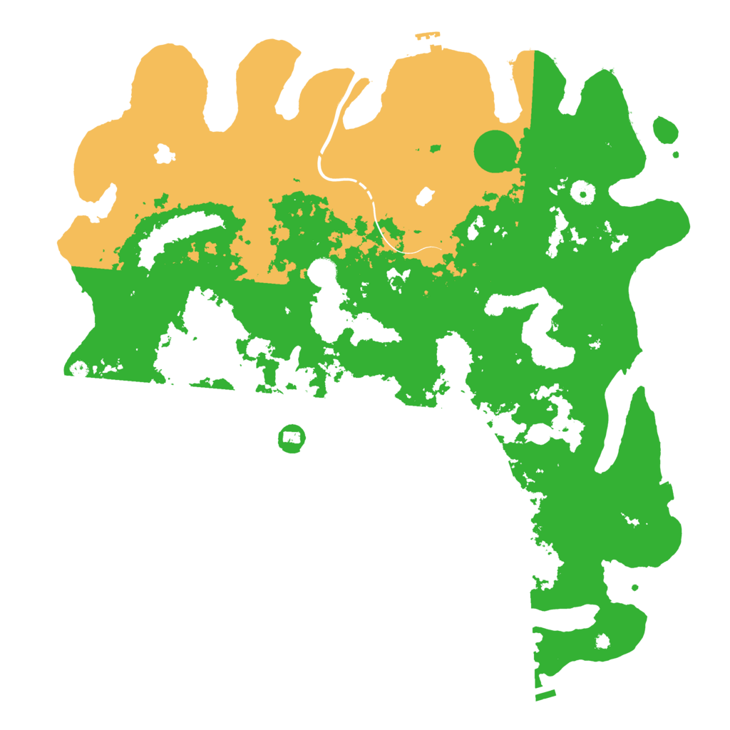 Biome Rust Map: Procedural Map, Size: 4500, Seed: 329322439
