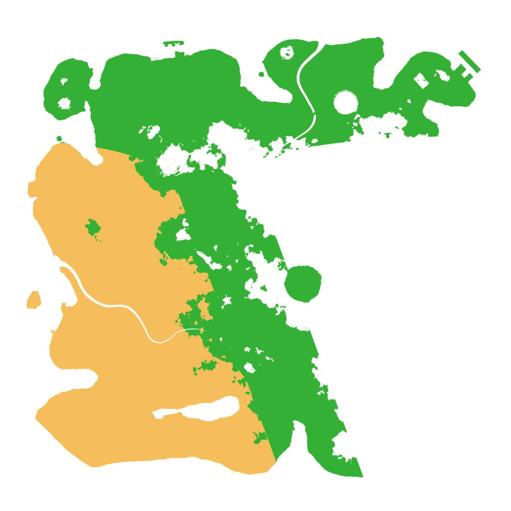 Biome Rust Map: Procedural Map, Size: 3800, Seed: 1285211523