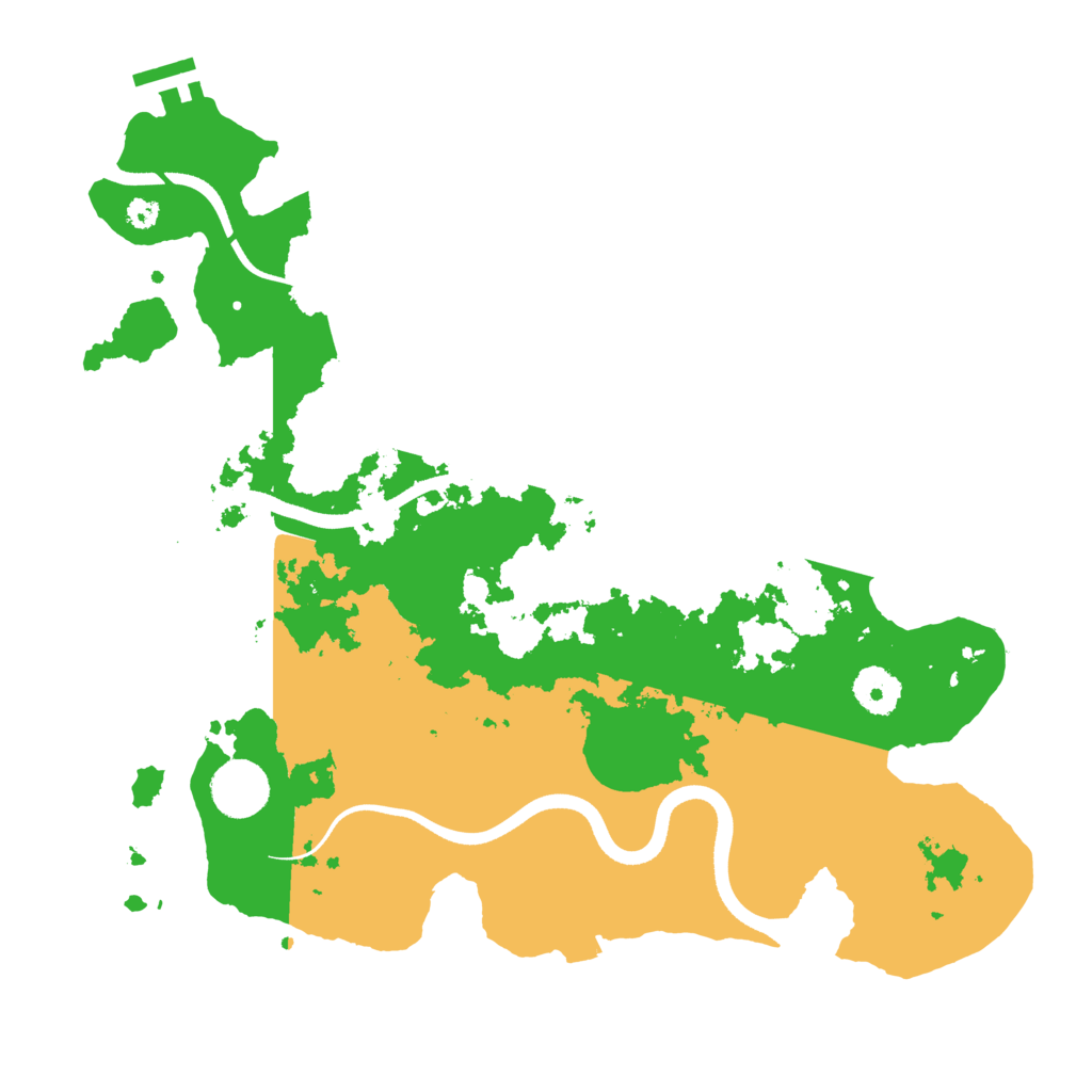 Biome Rust Map: Procedural Map, Size: 3500, Seed: 1347426546