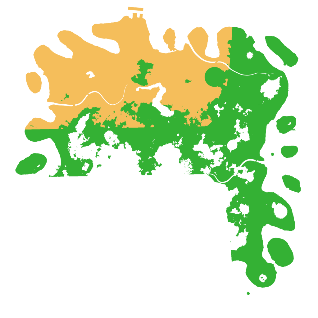 Biome Rust Map: Procedural Map, Size: 4250, Seed: 663817803