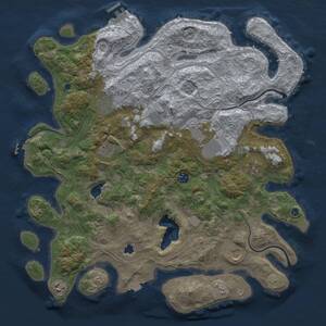 Thumbnail Rust Map: Procedural Map, Size: 4250, Seed: 981411197, 15 Monuments