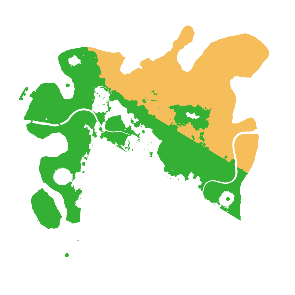 Biome Rust Map: Procedural Map, Size: 3000, Seed: 5769428