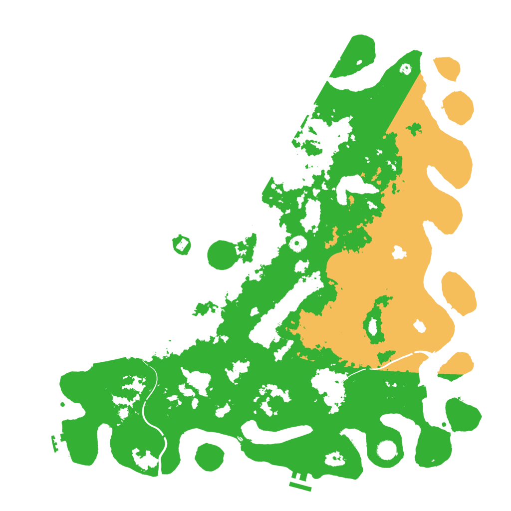 Biome Rust Map: Procedural Map, Size: 4600, Seed: 177733