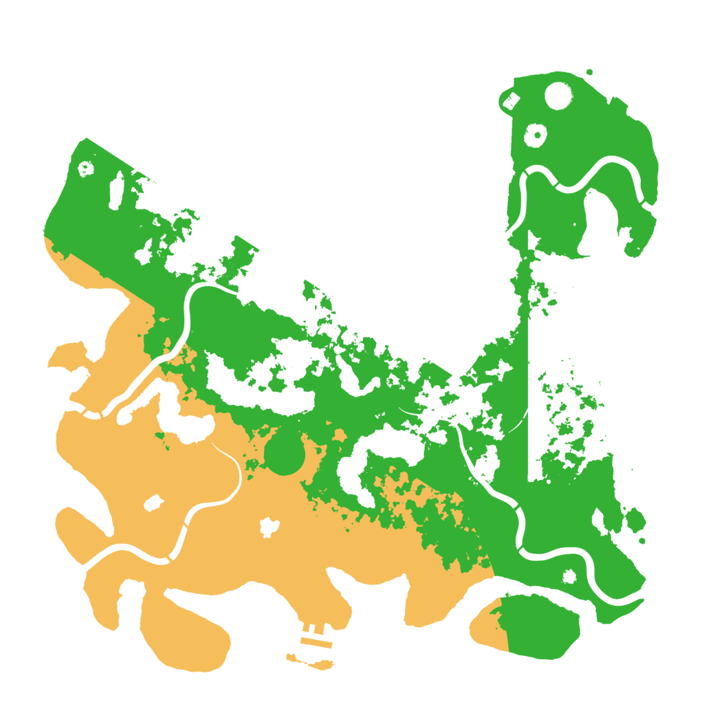 Biome Rust Map: Procedural Map, Size: 4500, Seed: 19692015