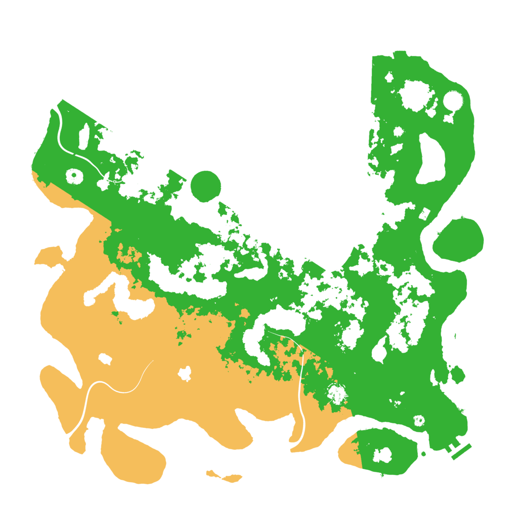 Biome Rust Map: Procedural Map, Size: 4500, Seed: 19692015