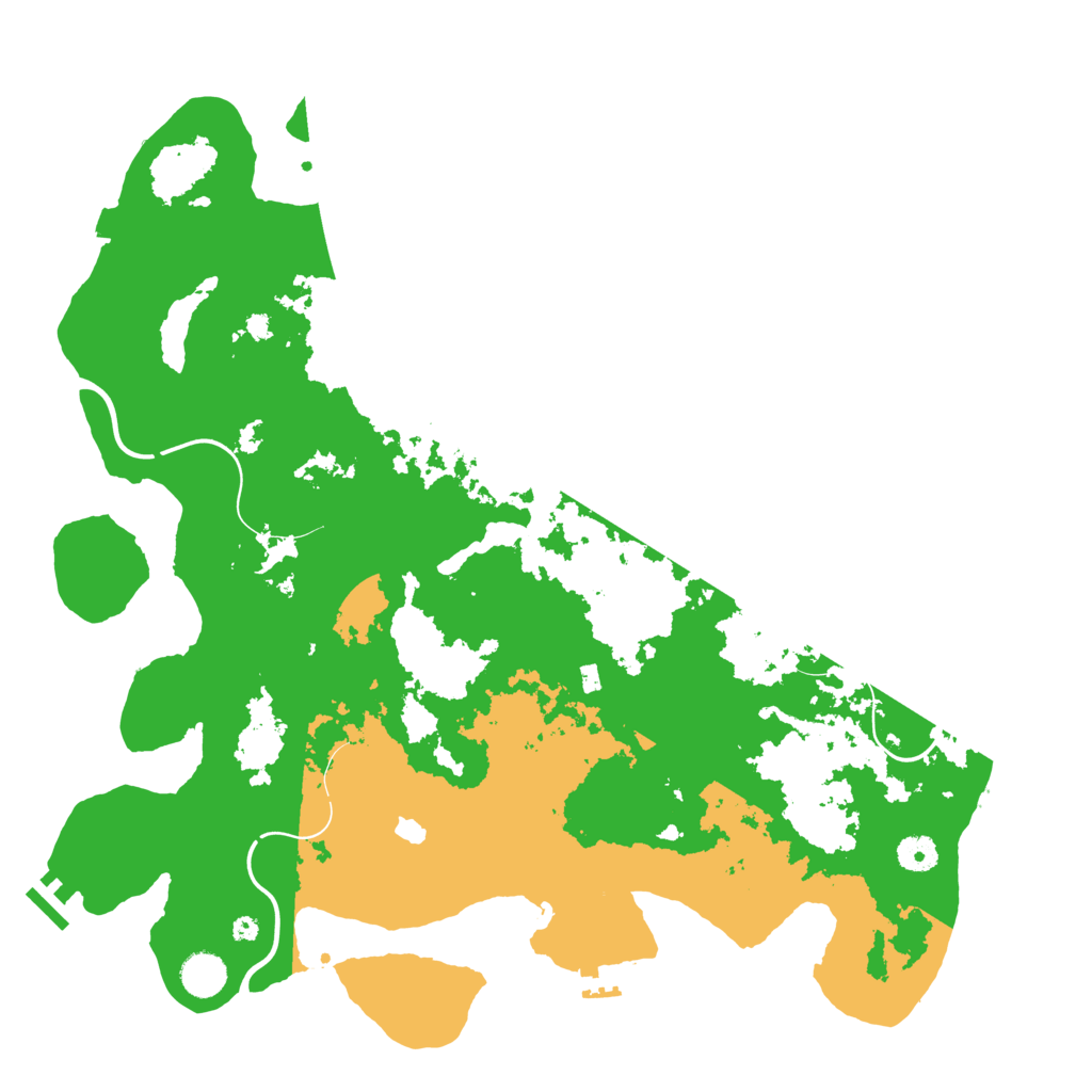 Biome Rust Map: Procedural Map, Size: 4250, Seed: 342975892