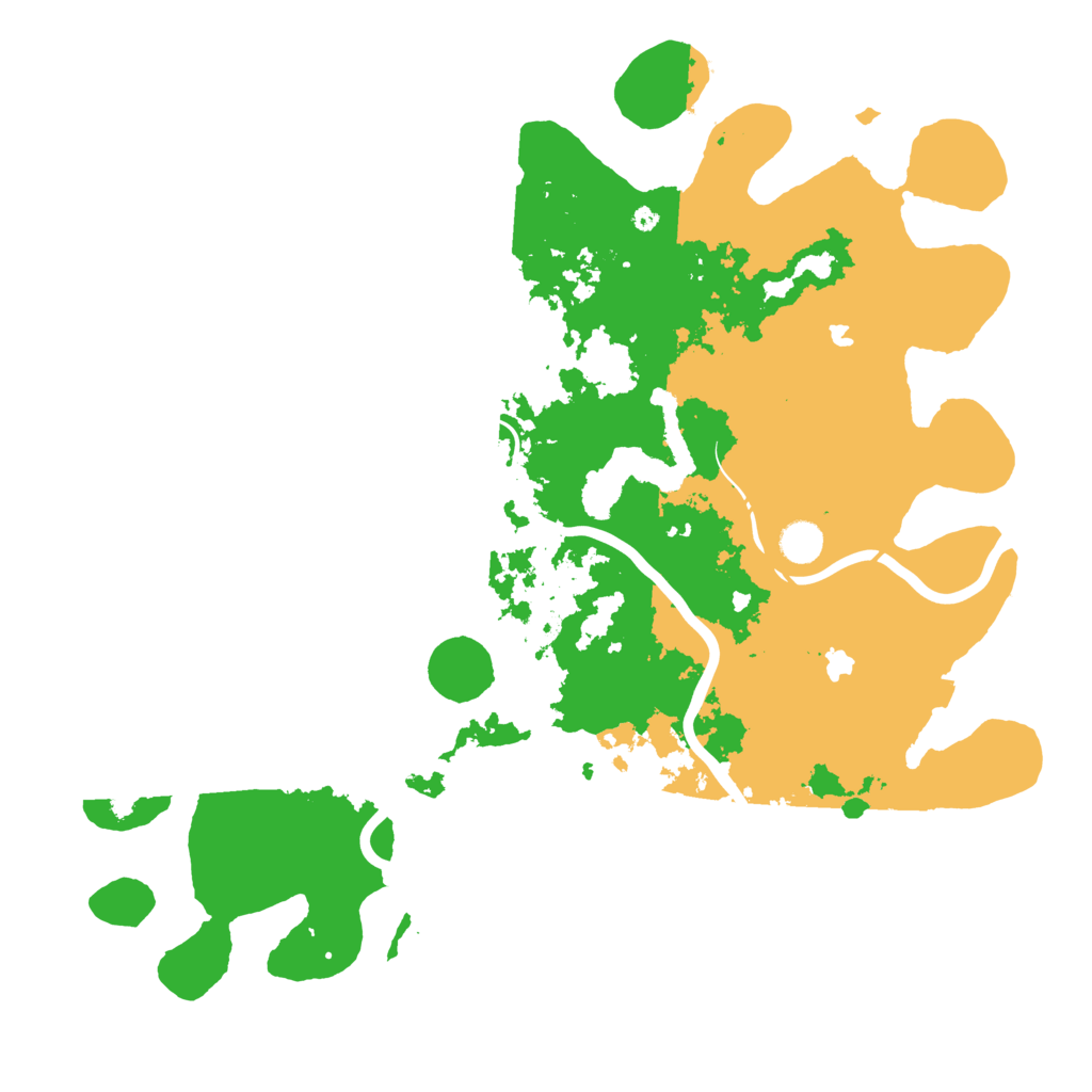 Biome Rust Map: Procedural Map, Size: 4500, Seed: 80822242