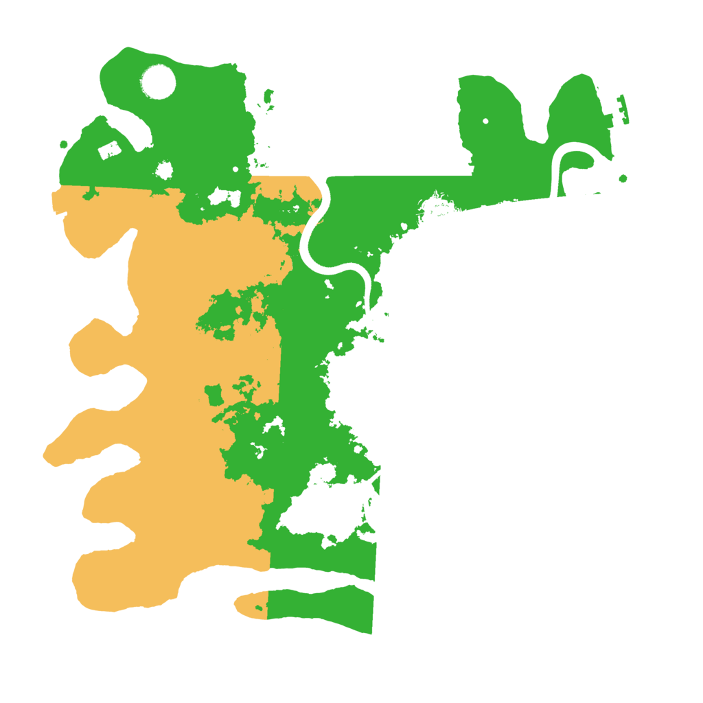 Biome Rust Map: Procedural Map, Size: 3600, Seed: 4213