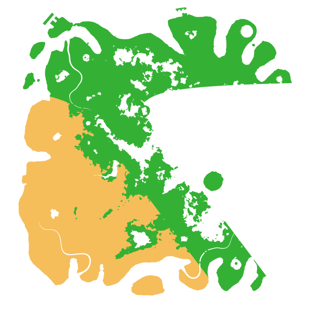 Biome Rust Map: Procedural Map, Size: 4500, Seed: 112679139