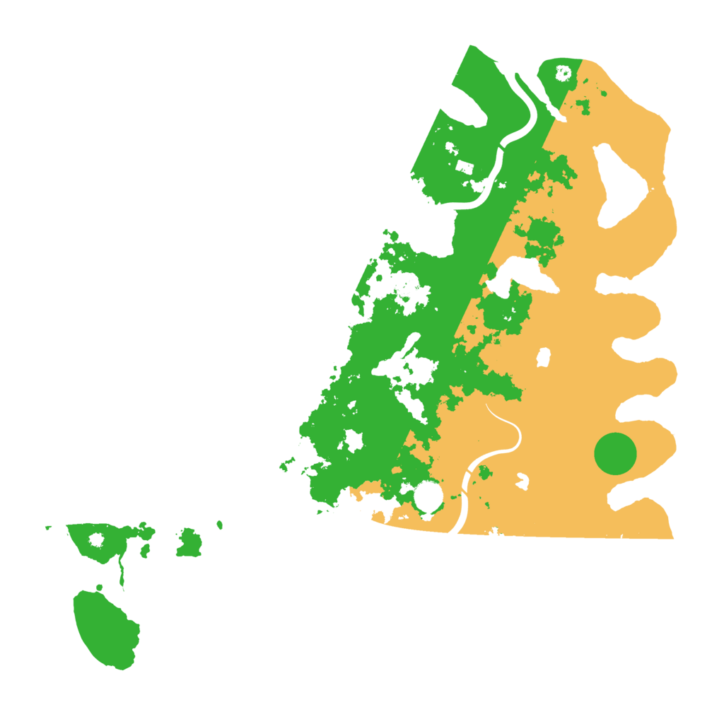 Biome Rust Map: Procedural Map, Size: 4500, Seed: 33168739