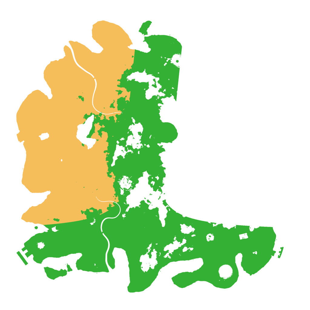 Biome Rust Map: Procedural Map, Size: 4000, Seed: 1071421450