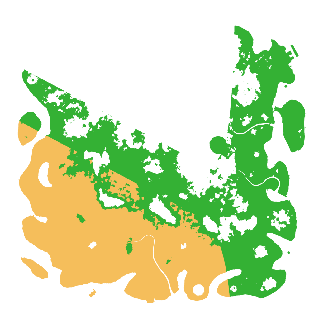 Biome Rust Map: Procedural Map, Size: 5000, Seed: 178006480