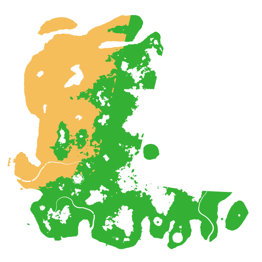 Biome Rust Map: Procedural Map, Size: 4500, Seed: 716100555