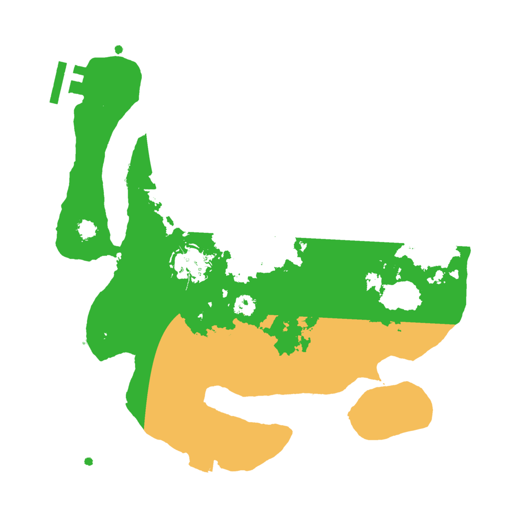 Biome Rust Map: Procedural Map, Size: 2500, Seed: 566322343