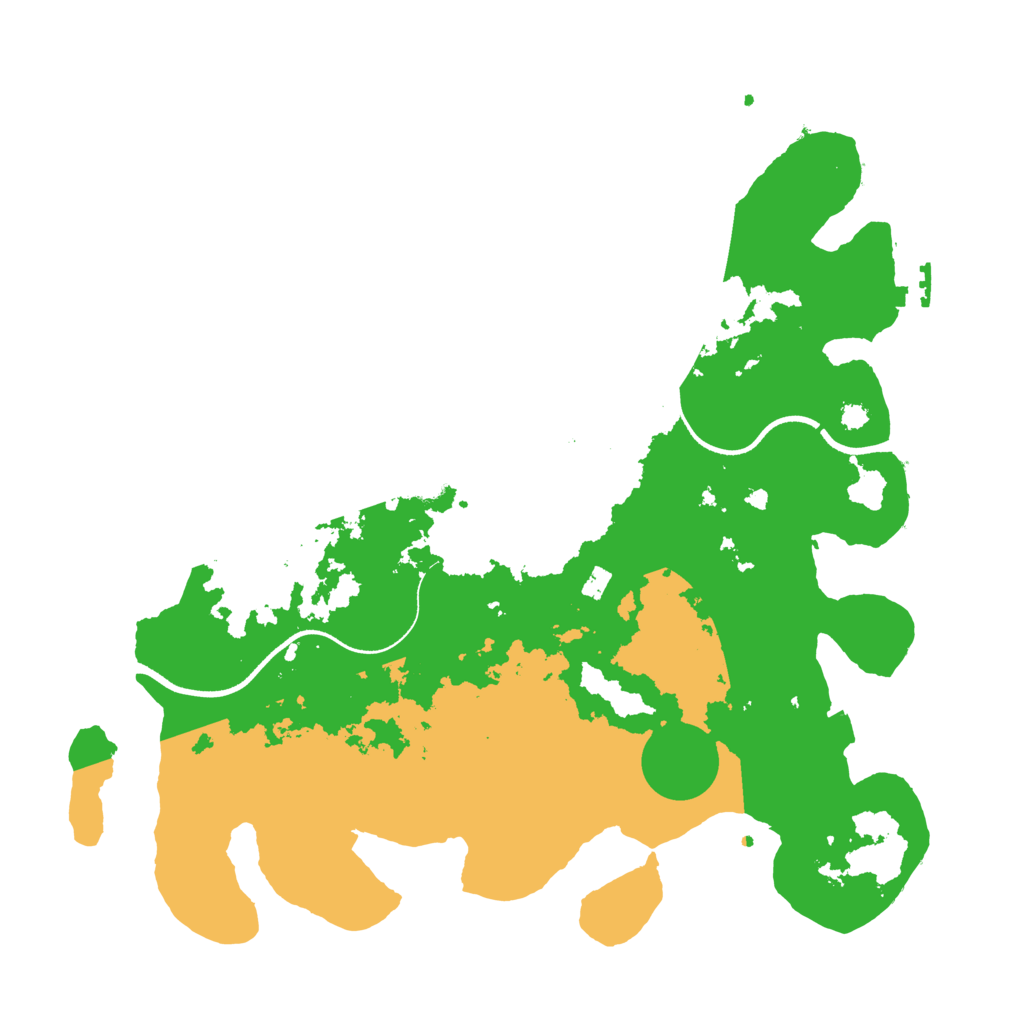 Biome Rust Map: Procedural Map, Size: 3500, Seed: 162599341