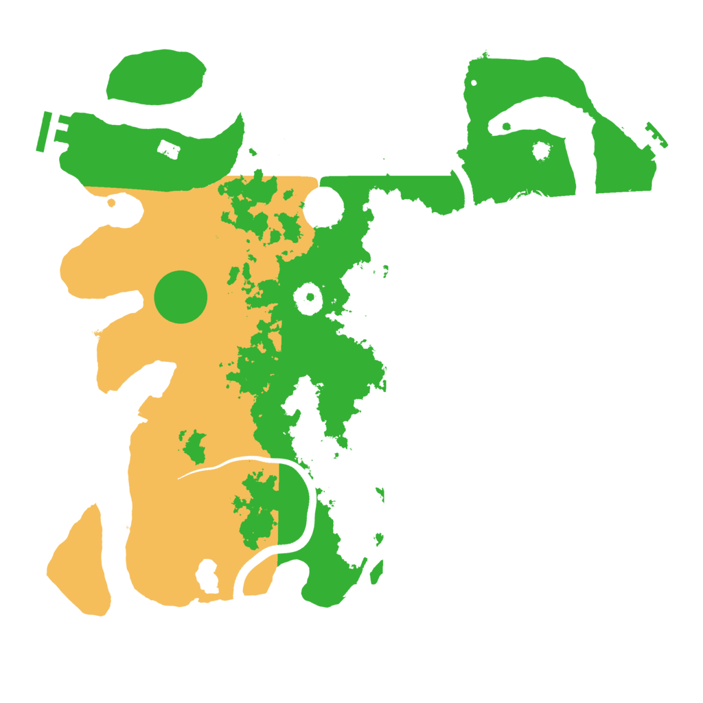 Biome Rust Map: Procedural Map, Size: 3500, Seed: 476421068