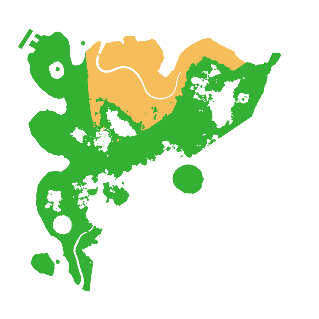 Biome Rust Map: Procedural Map, Size: 3000, Seed: 87347282