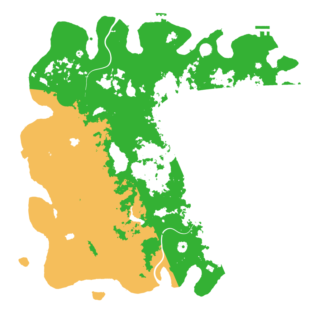 Biome Rust Map: Procedural Map, Size: 4500, Seed: 2108117671
