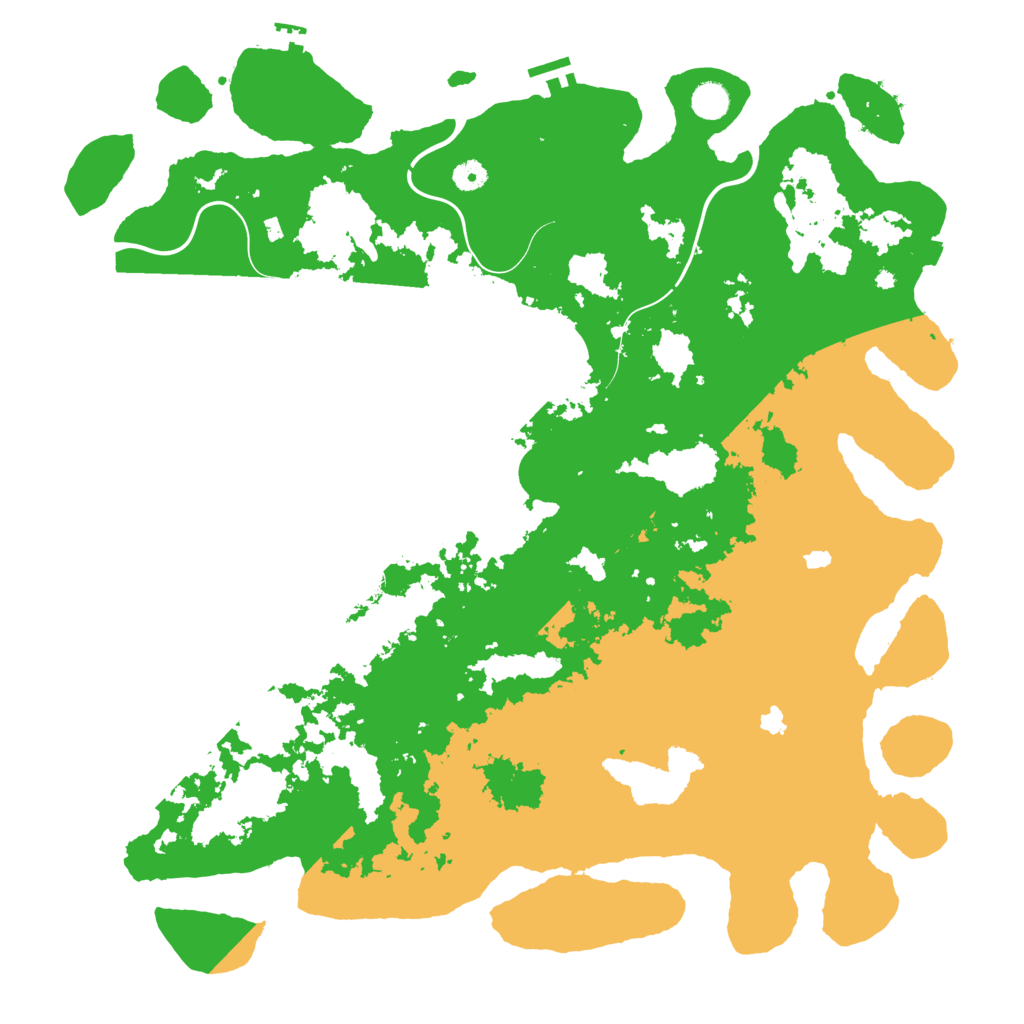 Biome Rust Map: Procedural Map, Size: 4800, Seed: 919311894