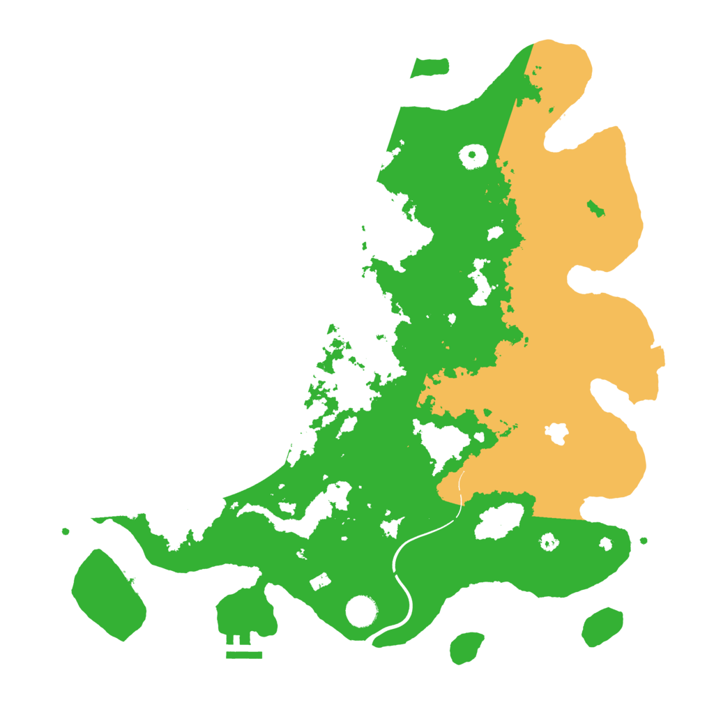 Biome Rust Map: Procedural Map, Size: 4000, Seed: 32480131