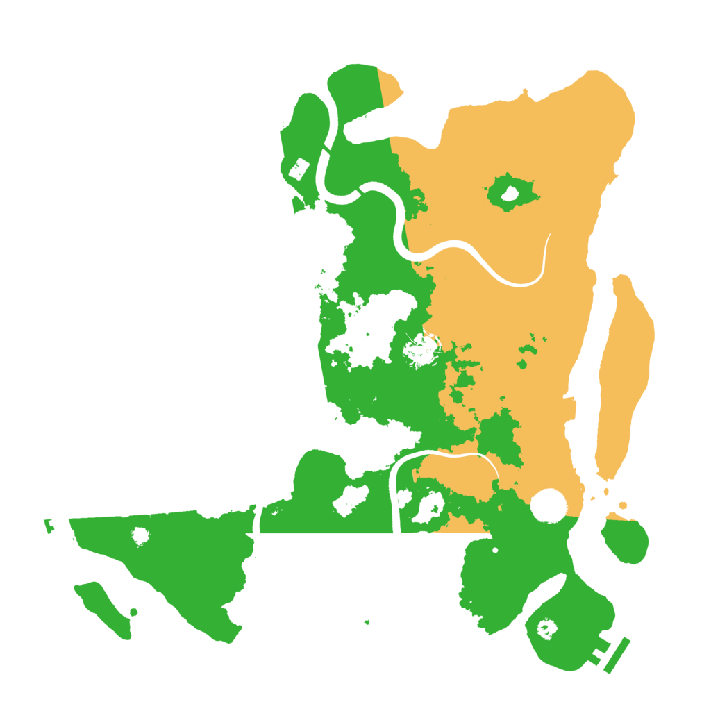 Biome Rust Map: Procedural Map, Size: 3650, Seed: 11582207