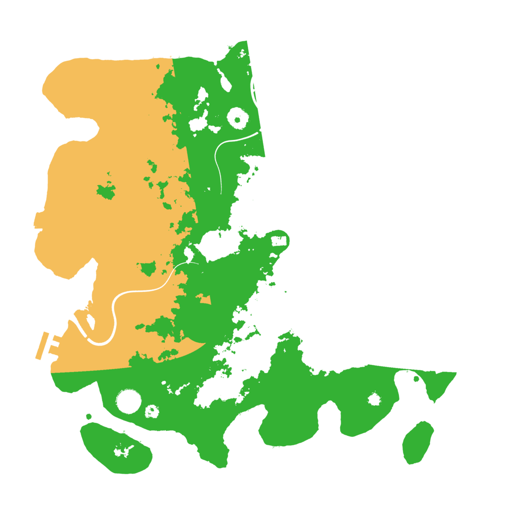 Biome Rust Map: Procedural Map, Size: 3650, Seed: 42291317