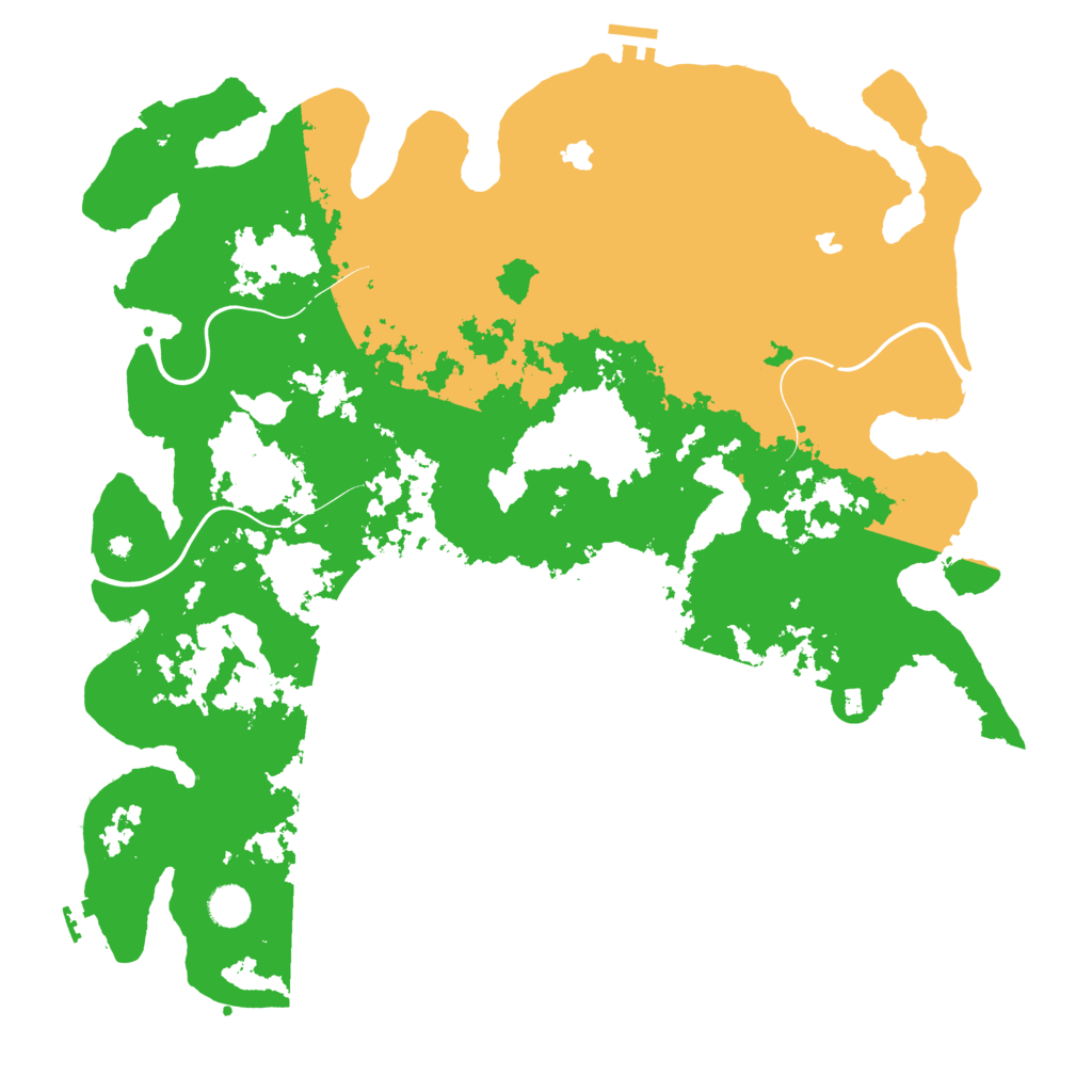 Biome Rust Map: Procedural Map, Size: 4500, Seed: 29867