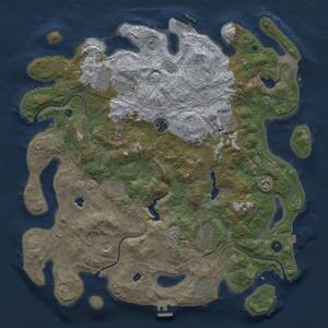 Thumbnail Rust Map: Procedural Map, Size: 4500, Seed: 237492351, 16 Monuments