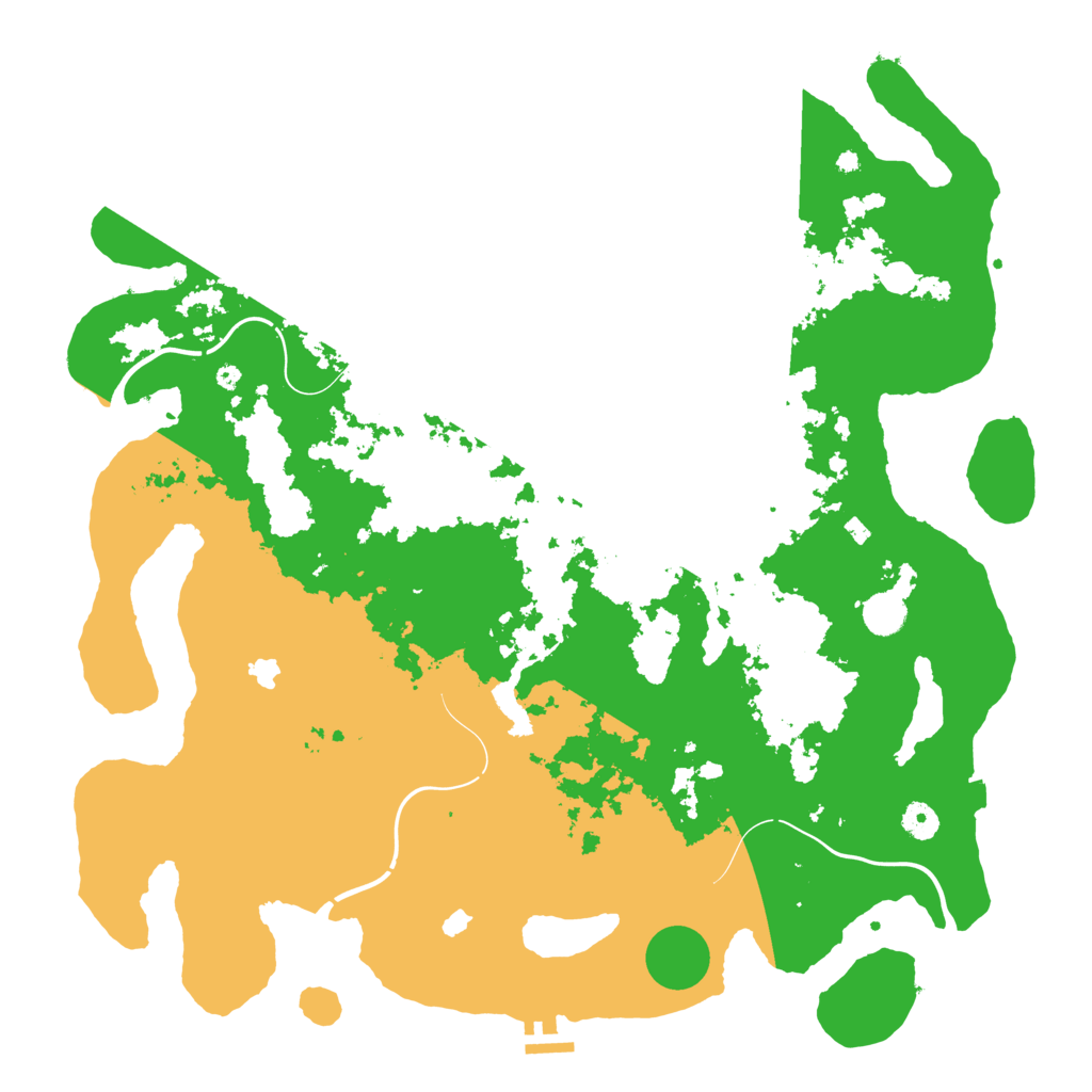 Biome Rust Map: Procedural Map, Size: 4500, Seed: 237492351