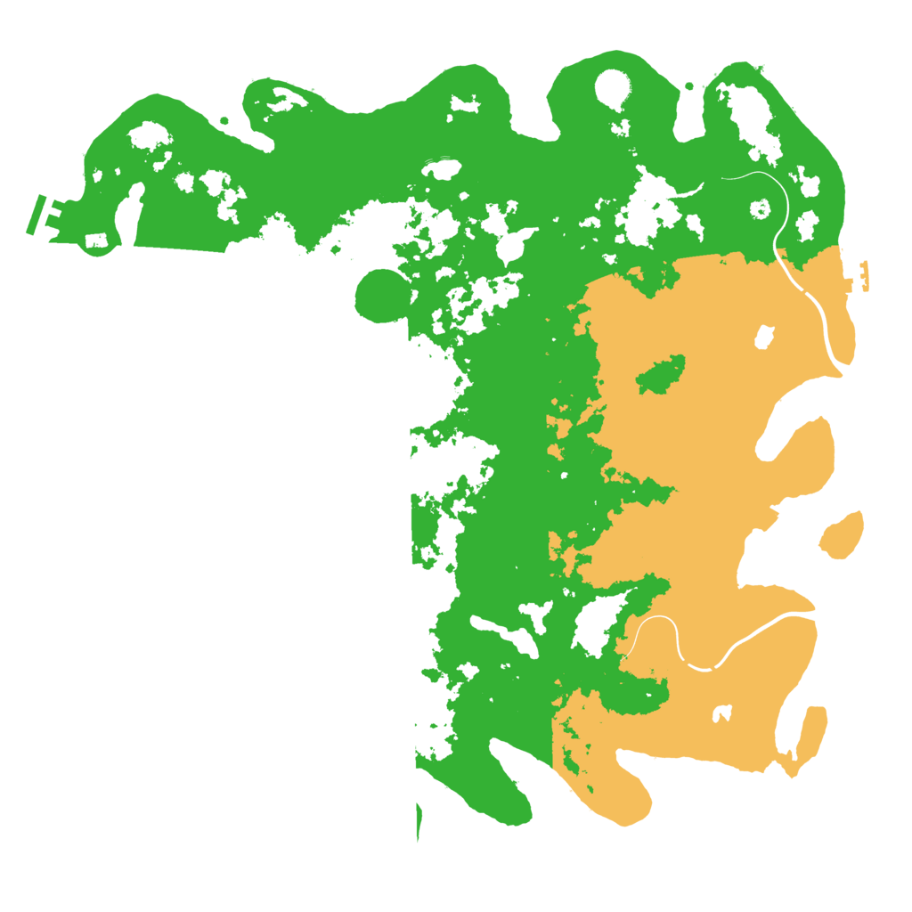 Biome Rust Map: Procedural Map, Size: 4500, Seed: 730659946