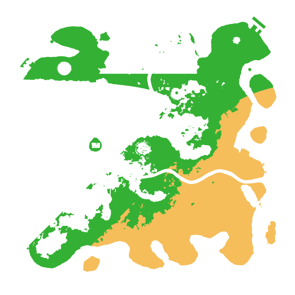 Biome Rust Map: Procedural Map, Size: 3800, Seed: 648491216