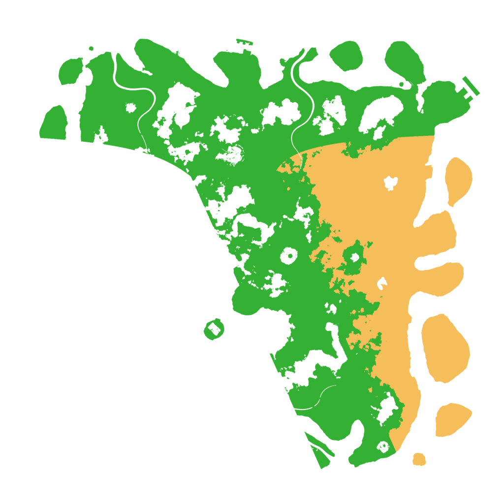 Biome Rust Map: Procedural Map, Size: 4500, Seed: 1165230771